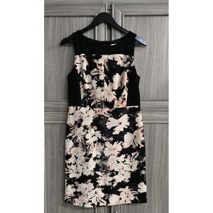 Ann Taylor Loft Dress Size 4 Floral Sleeveless Stylish